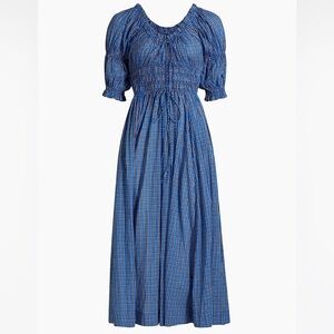 Doen Ischia Dress in Plaid Check